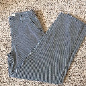 Cute striped wide leg pants size 6
